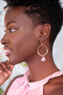 Hearts on a Hoop Earrings
